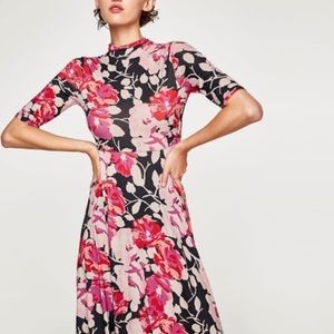 ❤️ZARA❤️ Pink Floral Dress